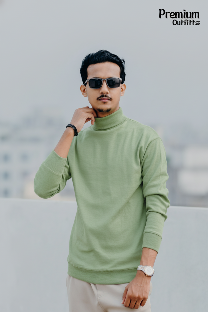 High-Neck Sweatshirt-2