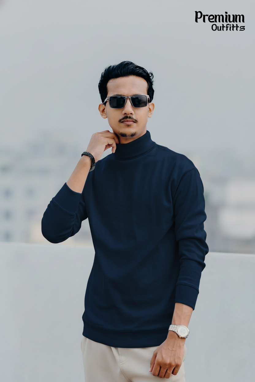 High-Neck Sweatshirt-3